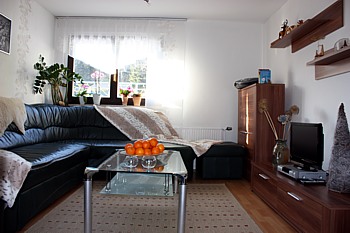 Wohnzimmer in der Ferienwohnung Baldauf Wohnzimmer in der Ferienwohnung Baldauf