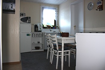 Küche in der Ferienwohnung Baldauf